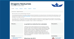 Desktop Screenshot of dragonsnocturnes.org